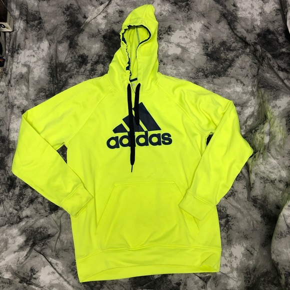adidas Other - Neon yellow adidas hoodie